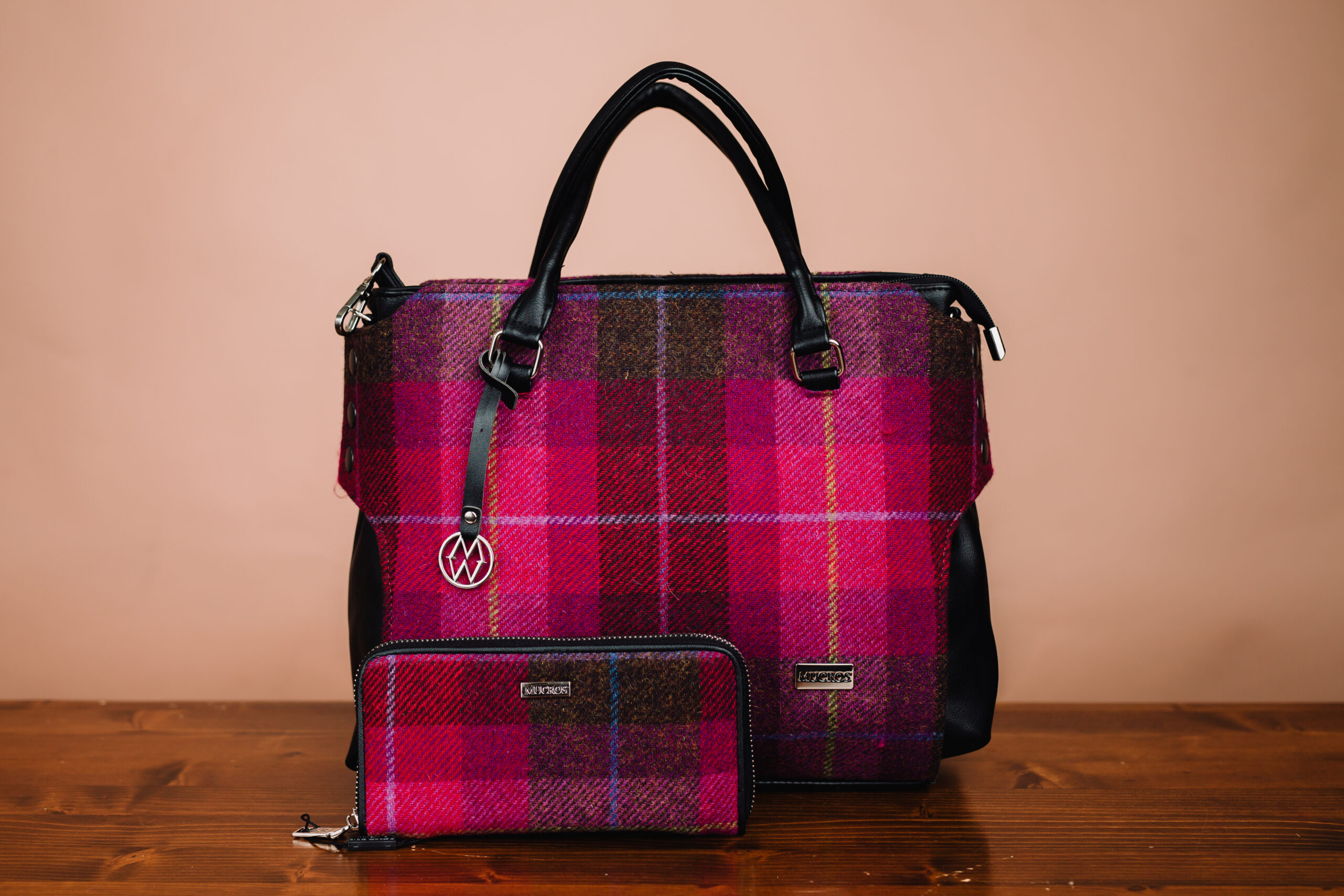 Vintage Pink and Purple Plaid Mini Bag 🦓 The cutest... - Depop