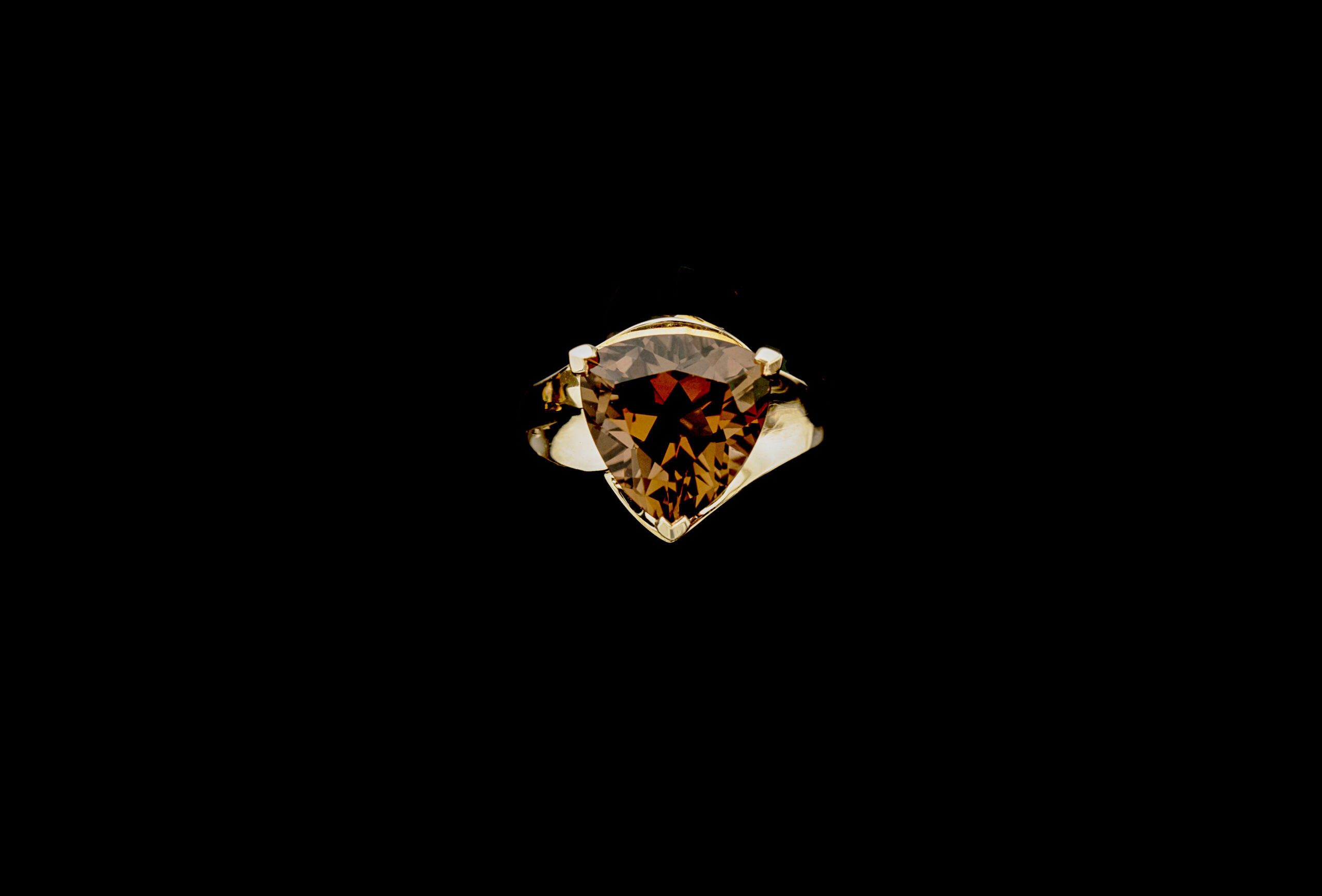 MELIS GORAL Luna Luce Malachite & Yellow Topaz Ring – SHOPCURVE